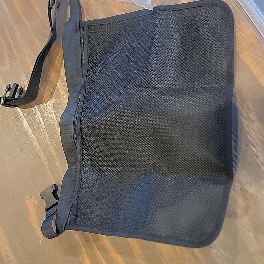 Black Mesh ball bag pickle or tennis